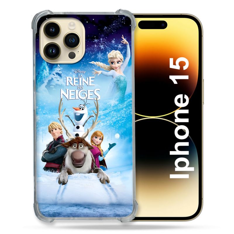 Coque Pour Iphone 15 La Reine Des Neiges