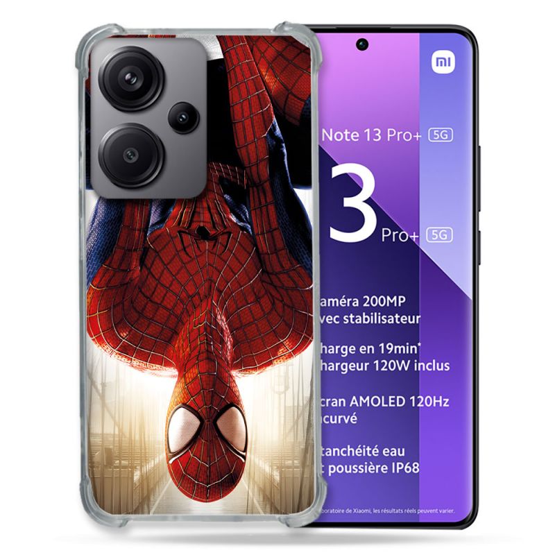 Coque Pour Xiaomi Redmi Note 13 Pro Plus 5G Spiderman Invers