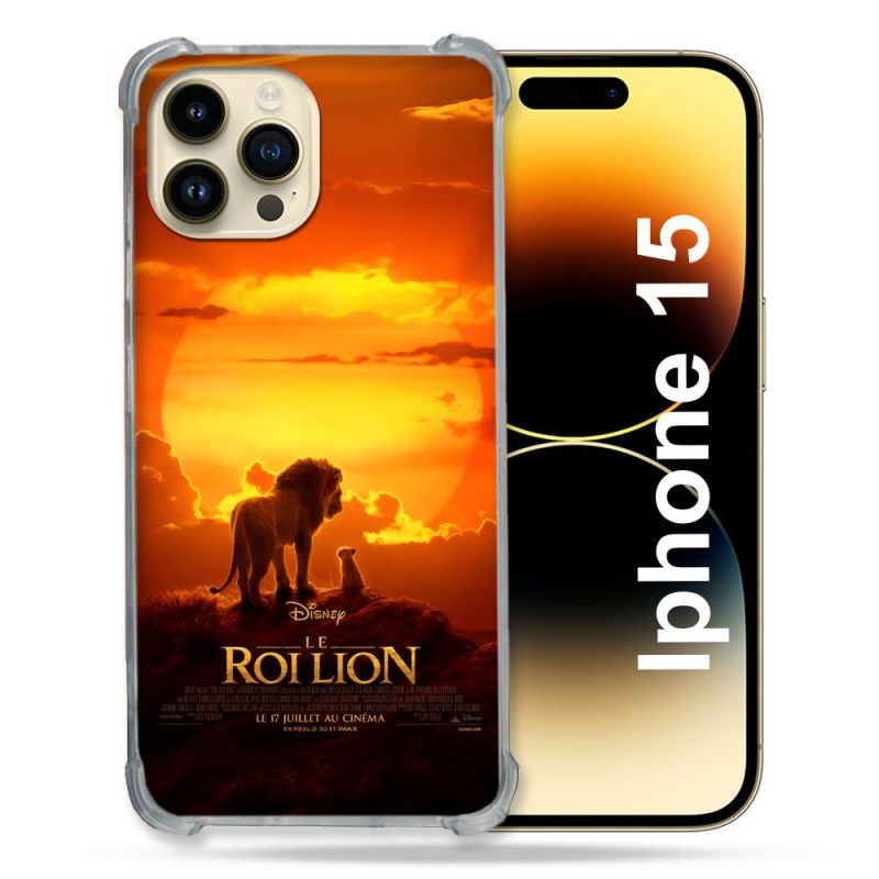Coque Pour Iphone 15 Le Roi Lion Affiche
