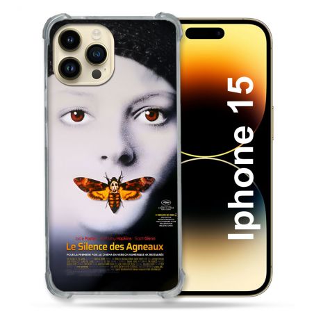 Coque Pour Iphone 15 Le Silence Des Agneaux Affiche