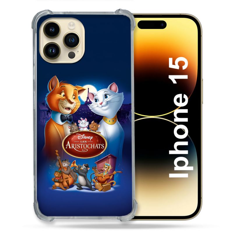 Coque Pour Iphone 15 Les Aristochats