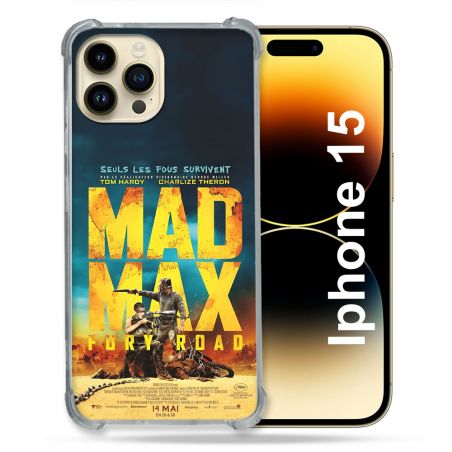 Coque Pour Iphone 15 Mad Max Affiche