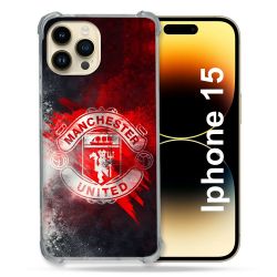 Coque Pour Iphone 15 Foot Manchetser United