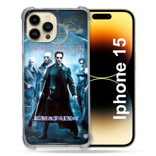 Coque Pour Iphone 15 Matrix Affiche