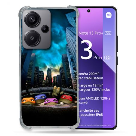 Coque Pour Xiaomi Redmi Note 13 Pro Plus 5G Tortue Ninja Ville