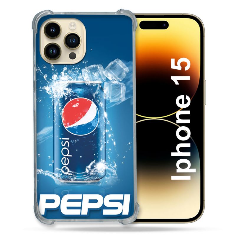 Coque Pour Iphone 15 Pepsi