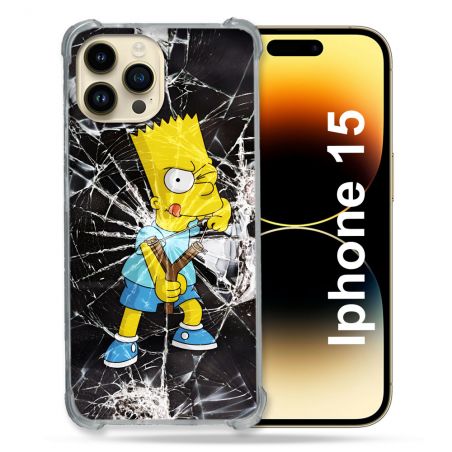 Coque Pour Iphone 15 Simpson Bart