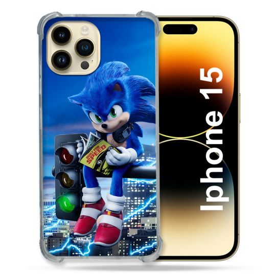 Coque Pour Iphone 15 Sonic