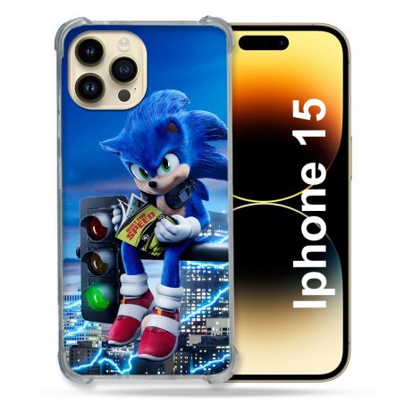 Coque Pour Iphone 15 Sonic