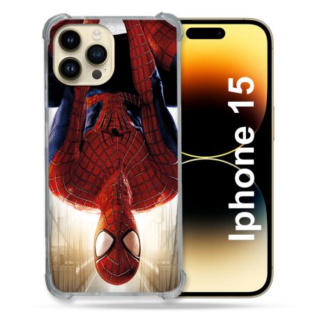 Coque Pour Iphone 15 Spiderman Invers