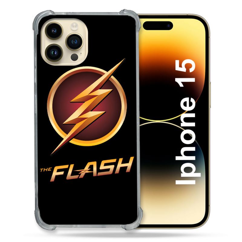 Coque Pour Iphone 15 The Flash Logo