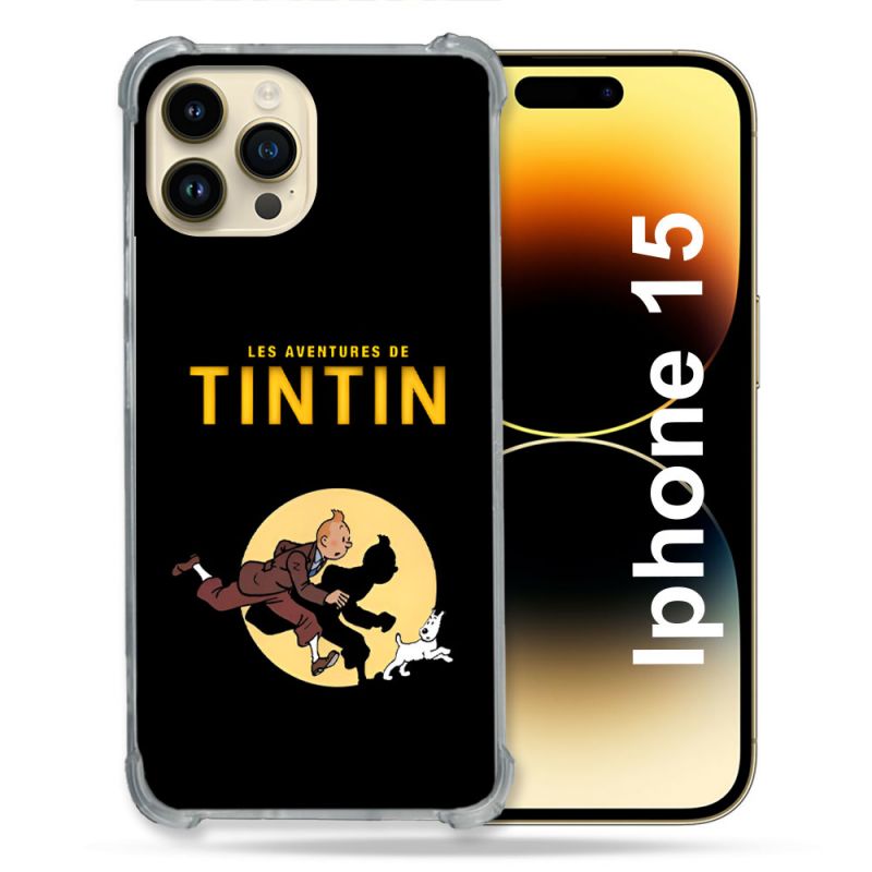 Coque Pour Iphone 15 Tintin Classique