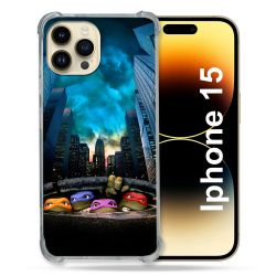 Coque Pour Iphone 15 Tortue Ninja Ville