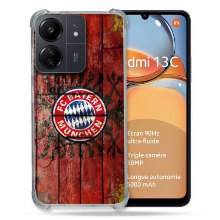 Coque Pour Xiaomi Redmi 13C Foot Bayern Munich Drapeau