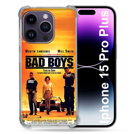 Coque Pour Iphone 15 Pro Plus Bad Boys Affiche