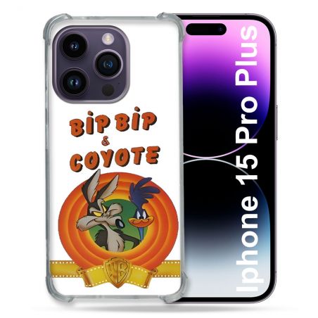 Coque Pour Iphone 15 Pro Plus Bip Bip Coyote