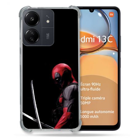 Coque Pour Xiaomi Redmi 13C Deadpool Epee