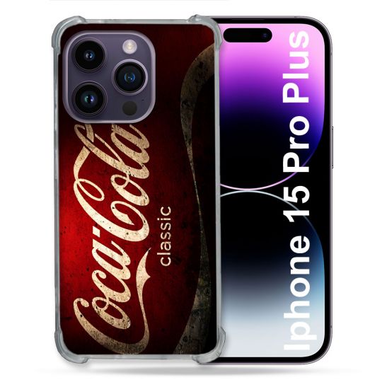 Coque Pour Iphone 15 Pro Plus Coca Cola Classique