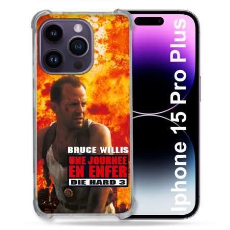 Coque Pour Iphone 15 Pro Plus Die Hard Affiche