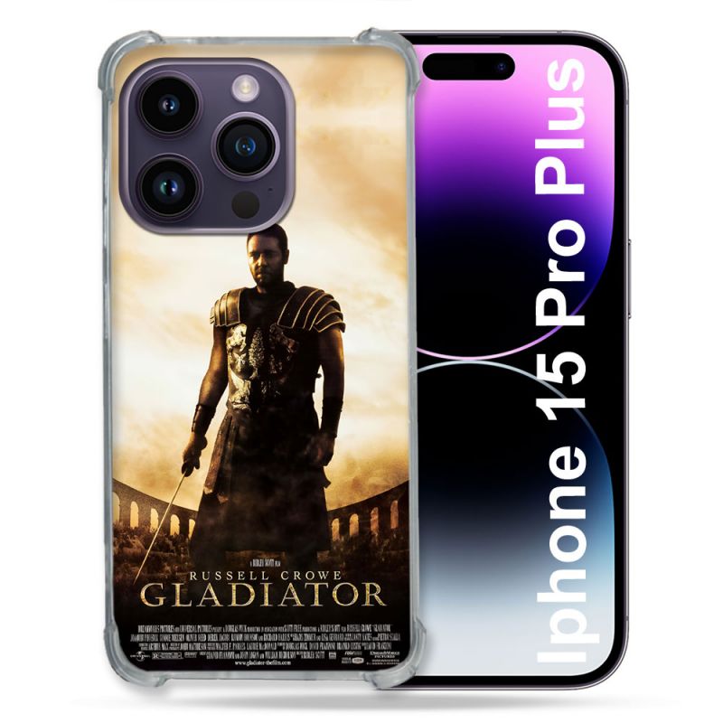 Coque Pour Iphone 15 Pro Plus Gladiator Affiche