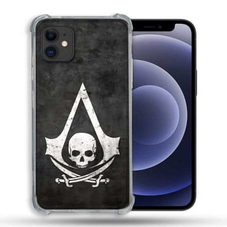 Coque Pour Iphone 12 / 12 Pro Assassin Creed Tete Mort