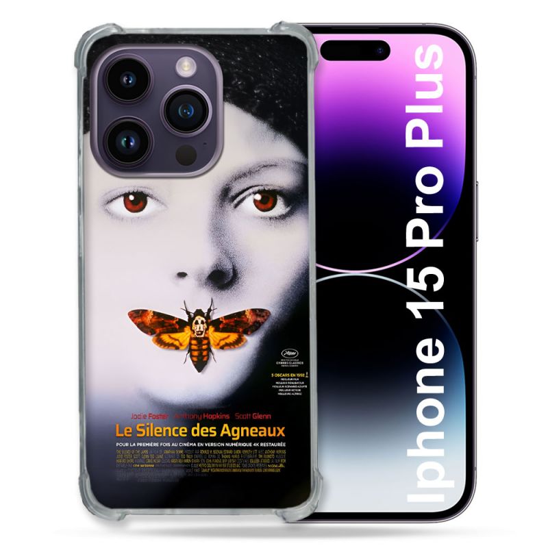 Coque Pour Iphone 15 Pro Plus Le Silence Des Agneaux Affiche