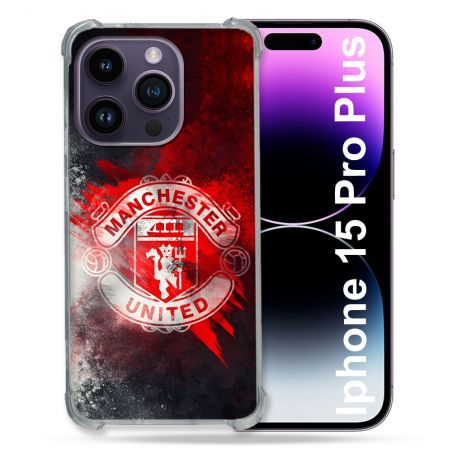 Coque Pour Iphone 15 Pro Plus Foot Manchetser United