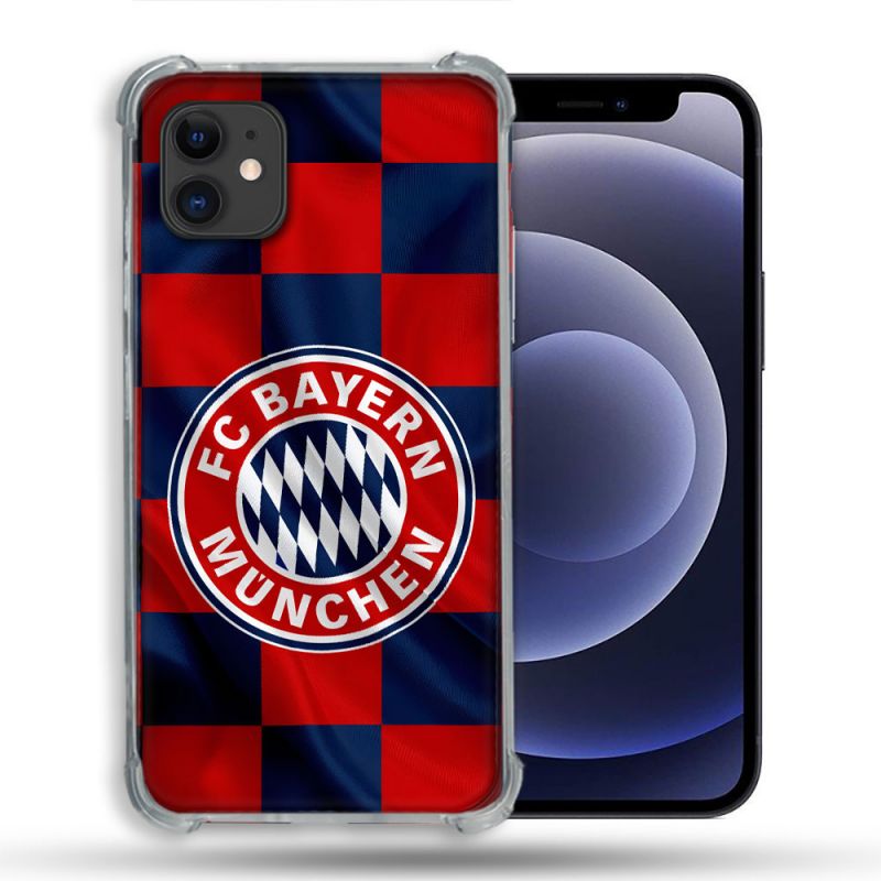 Coque Pour Iphone 12 / 12 Pro Foot Bayern Munich Carreaux