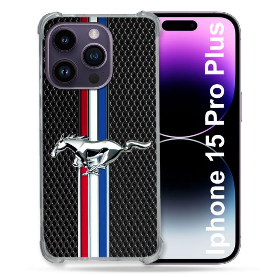 Coque Pour Iphone 15 Pro Plus Mustang