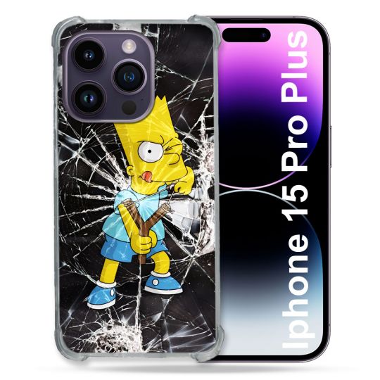 Coque Pour Iphone 15 Pro Plus Simpson Bart