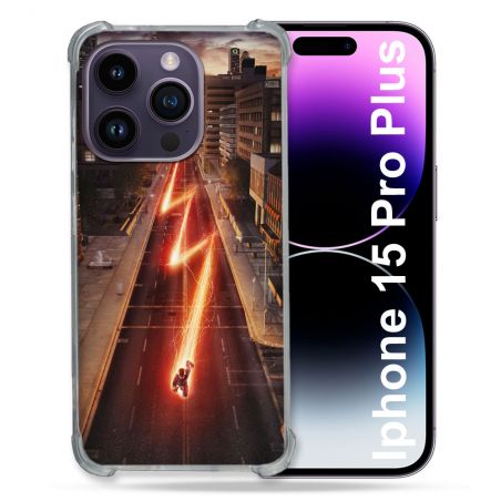 Coque Pour Iphone 15 Pro Plus The Flash City