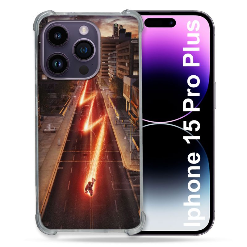 Coque Pour Iphone 15 Pro Plus The Flash City