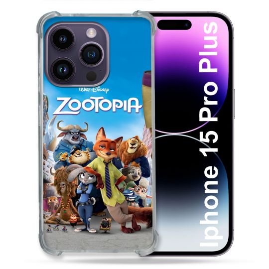 Coque Pour Iphone 15 Pro Plus Zootopia