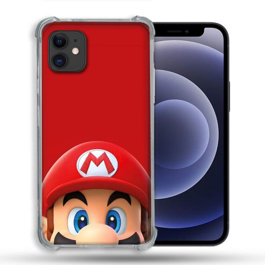 Coque Pour Iphone 12 / 12 Pro Mario Rouge