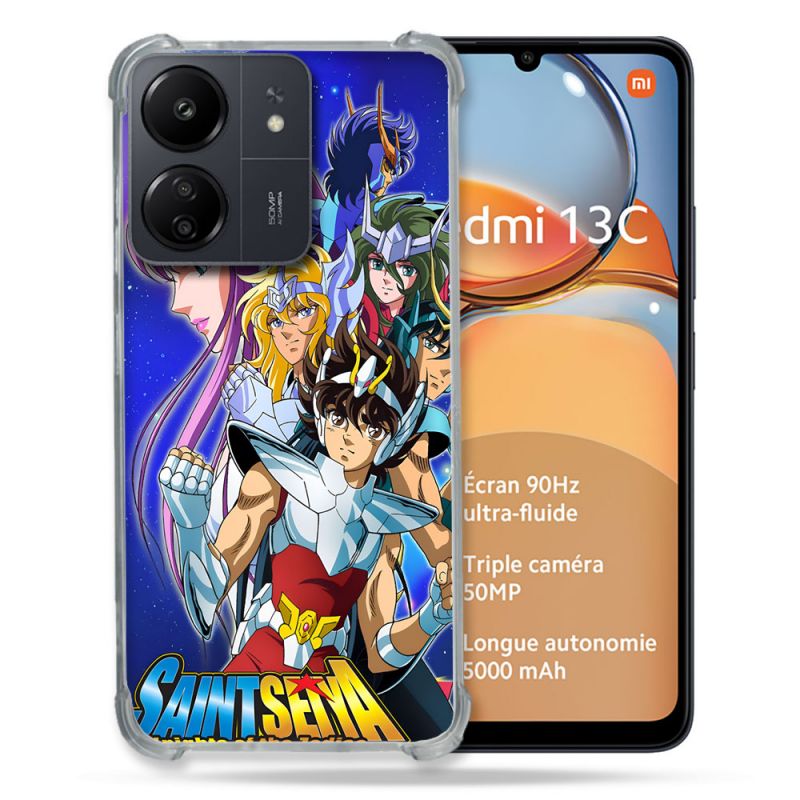 Coque Pour Xiaomi Redmi 13C Les Chevaliers Du Zodiaque
