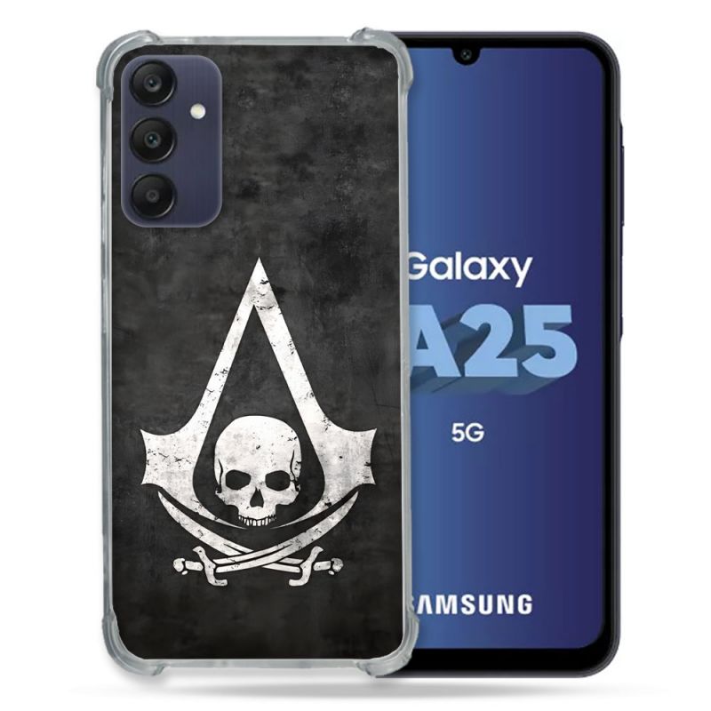 Coque Pour Samsung Galaxy A25 5G Assassin Creed Tete Mort