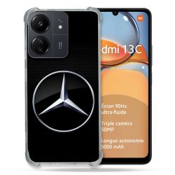 Coque Pour Xiaomi Redmi 13C Mercedes Carbone