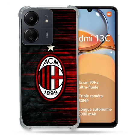 Coque Pour Xiaomi Redmi 13C Foot Milan AC