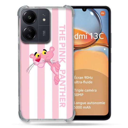 Coque Pour Xiaomi Redmi 13C Panthere Rose