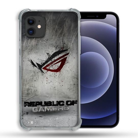 Coque Pour Iphone 12 / 12 Pro ROG Gris