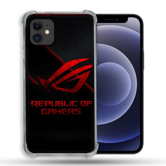 Coque Pour Iphone 12 / 12 Pro ROG Rouge
