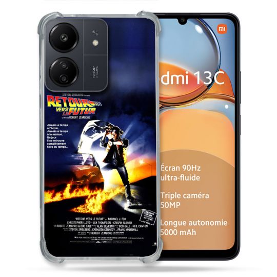 Coque Pour Xiaomi Redmi 13C Retour Vers Le Futur Affiche