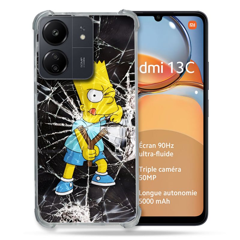 Coque Pour Xiaomi Redmi 13C Simpson Bart