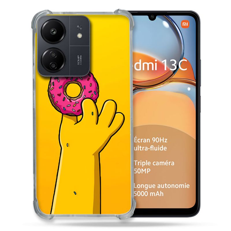Coque Pour Xiaomi Redmi 13C Simpson Donuts