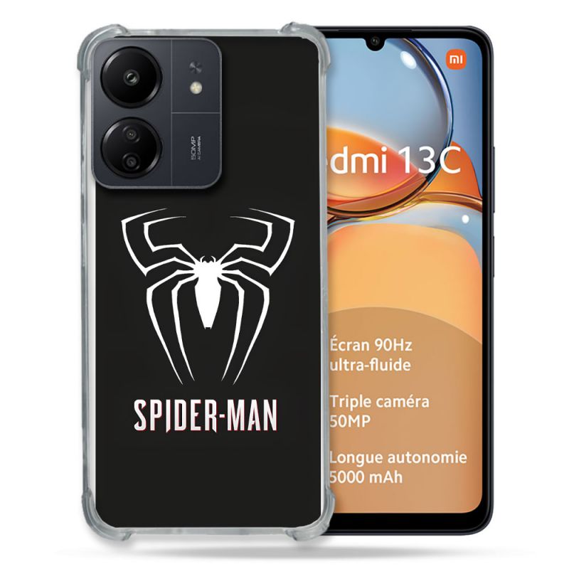 Coque Pour Xiaomi Redmi 13C Spiderman Logo
