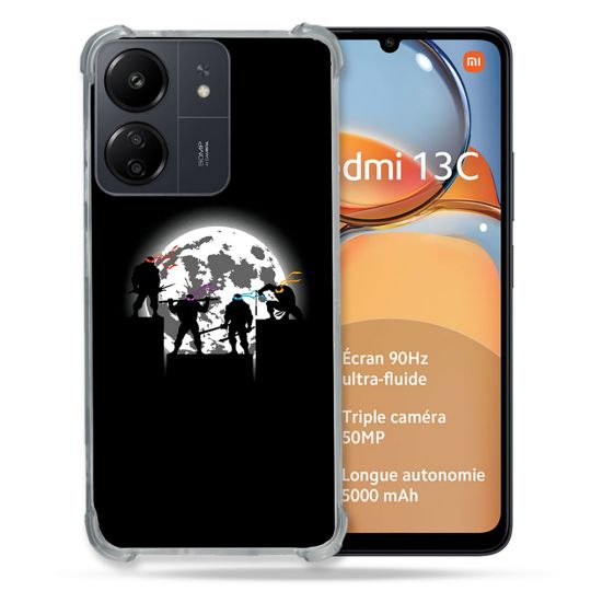 Coque Pour Xiaomi Redmi 13C Tortue Ninja Ombre
