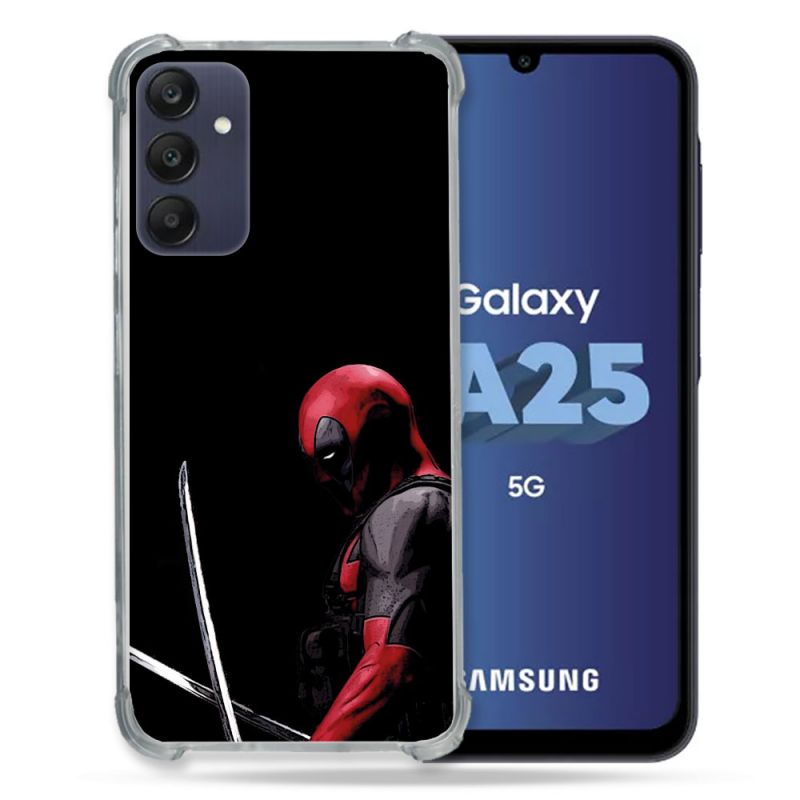 Coque Pour Samsung Galaxy A25 5G Deadpool Epee