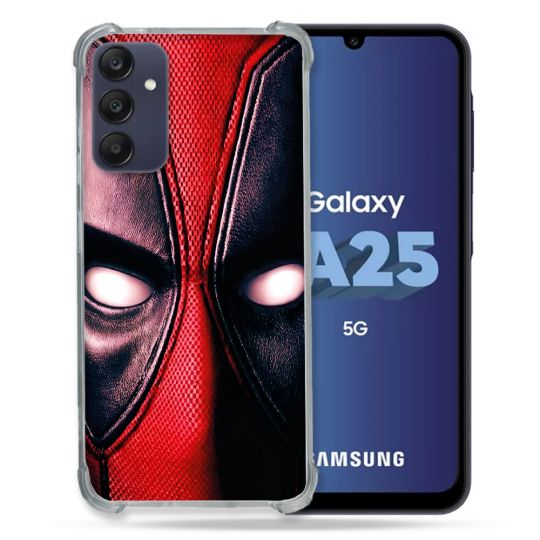 Coque Pour Samsung Galaxy A25 5G Deadpool Yeux