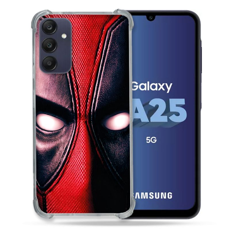 Coque Pour Samsung Galaxy A25 5G Deadpool Yeux