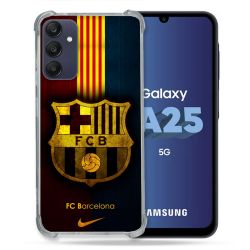 Coque Pour Samsung Galaxy A25 5G Foot FC Barcelone Vintage